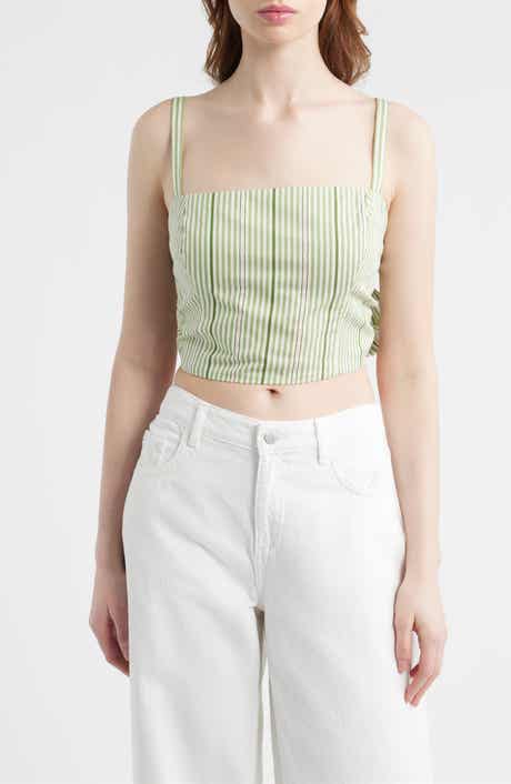 Miranda Stripe Crop Top
