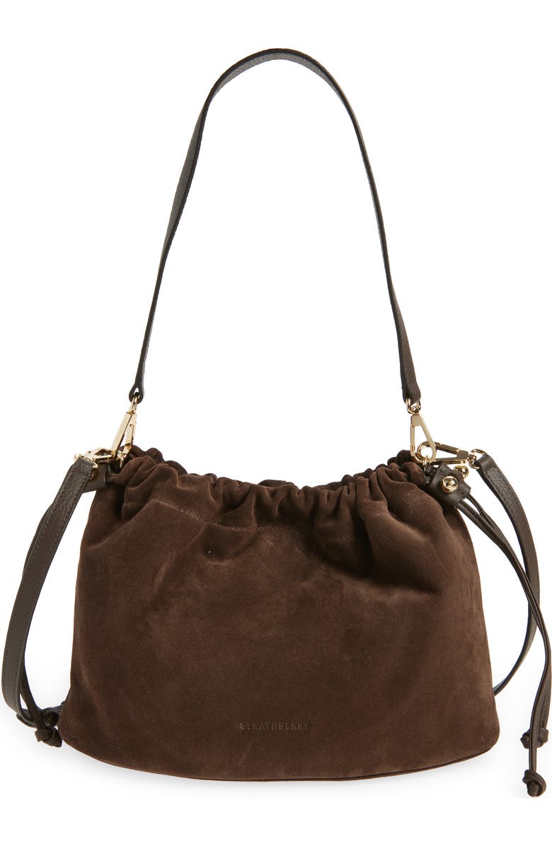 Strathberry Suede Top Handle Bag, Main, color,