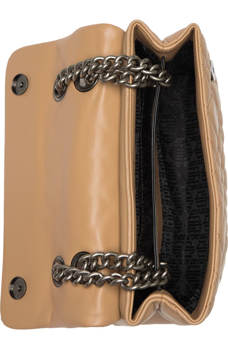 Kurt Geiger Brixton Diamond Quilted Leather Pad Lock Shoulder Bag, Alternate, color,