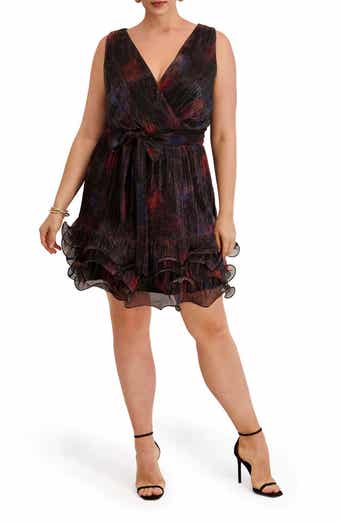 Shimmer Knit Minidress