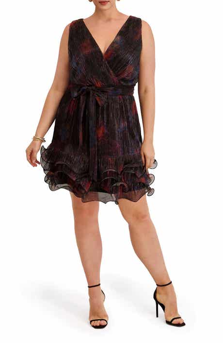 Shimmer Knit Minidress