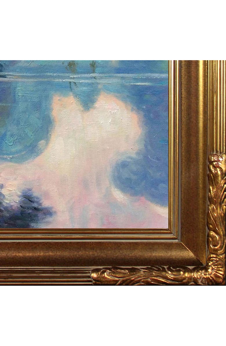 OVERSTOCK ART Morning on the Seine near Giverny La Pastiche Reproduction Canvas Art, Alternate, color,