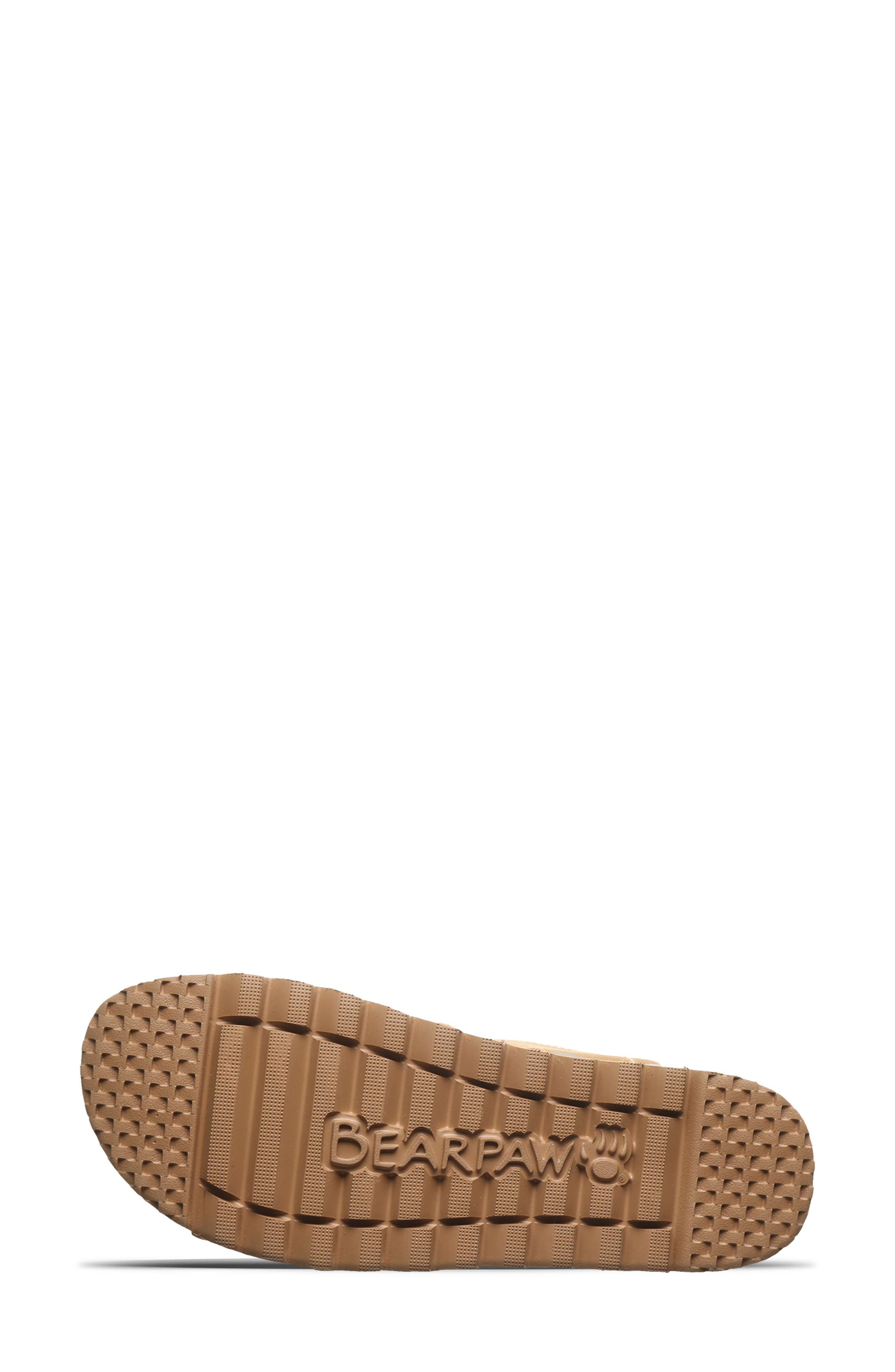 Crux Faux Leather Slide Sandal, Alternate, color, ICED COFFEE