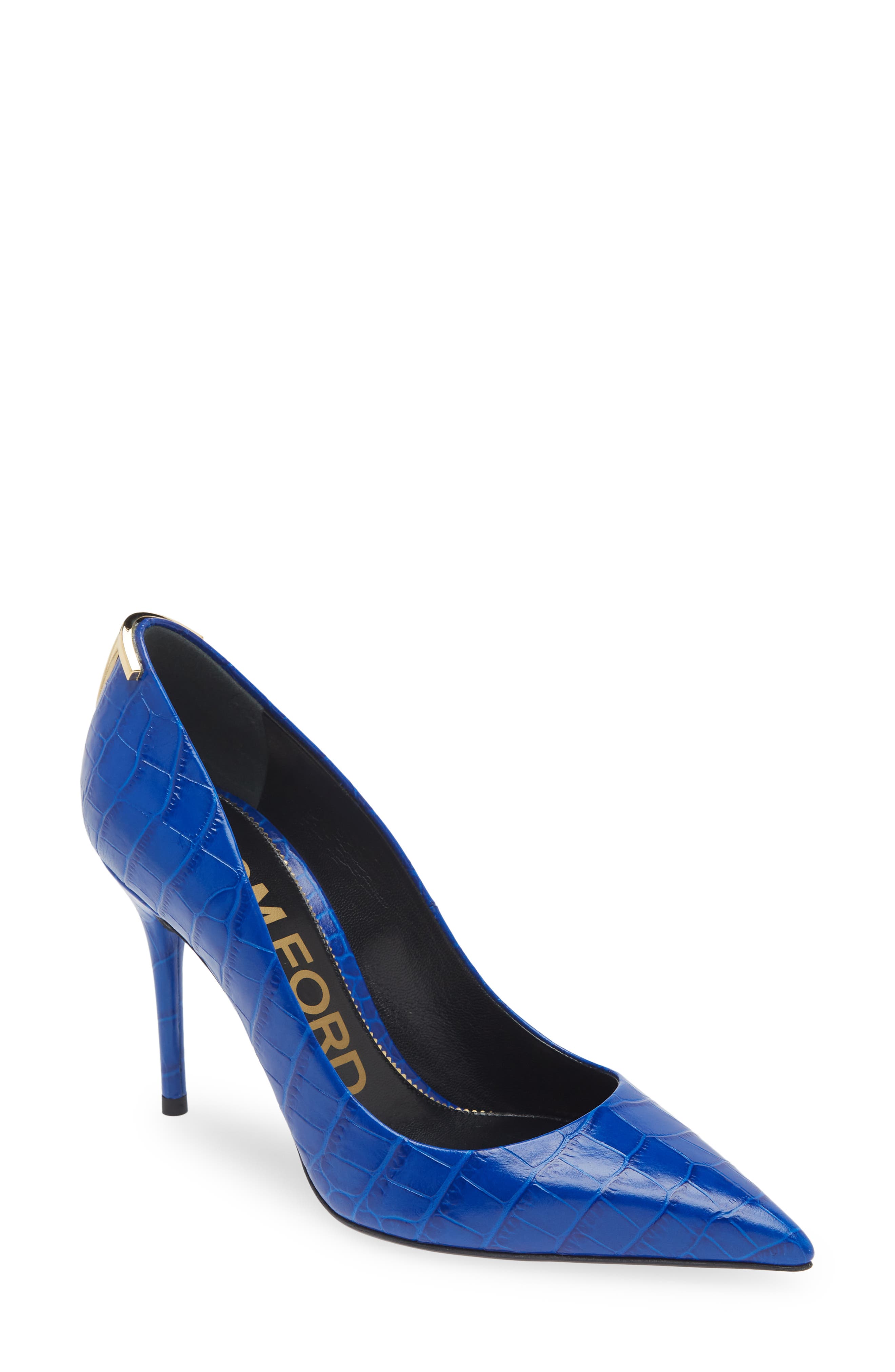 TOM FORD Iconic-T Pointed Toe Pump, Main, color, 