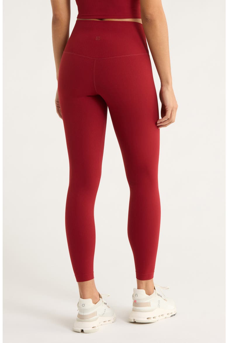 Ribbed Leggings, Alternate, color, MERLOT