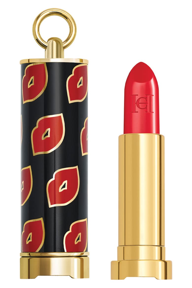 Fabulous Kiss Satin Refillable Lipstick, Main, color, 310 CAROLINA RED