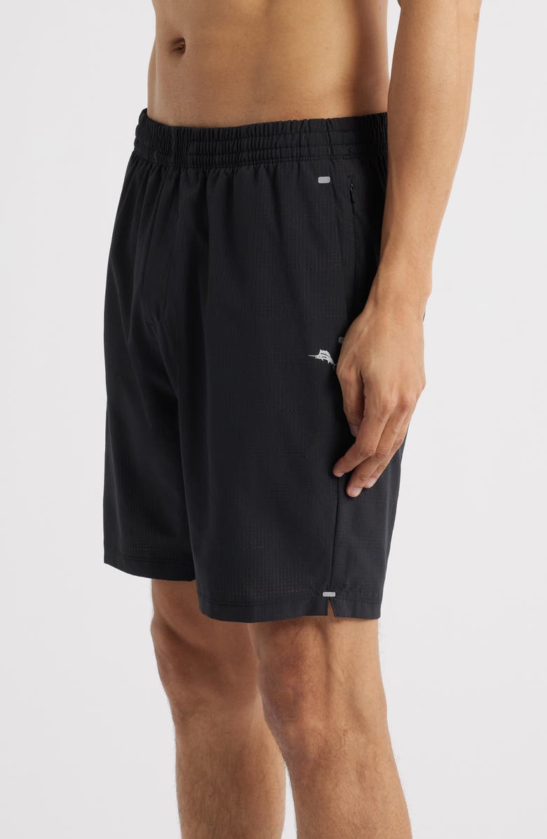Tommy Bahama Huntington Bay 8 Swim Trunks, Alternate, color, Black