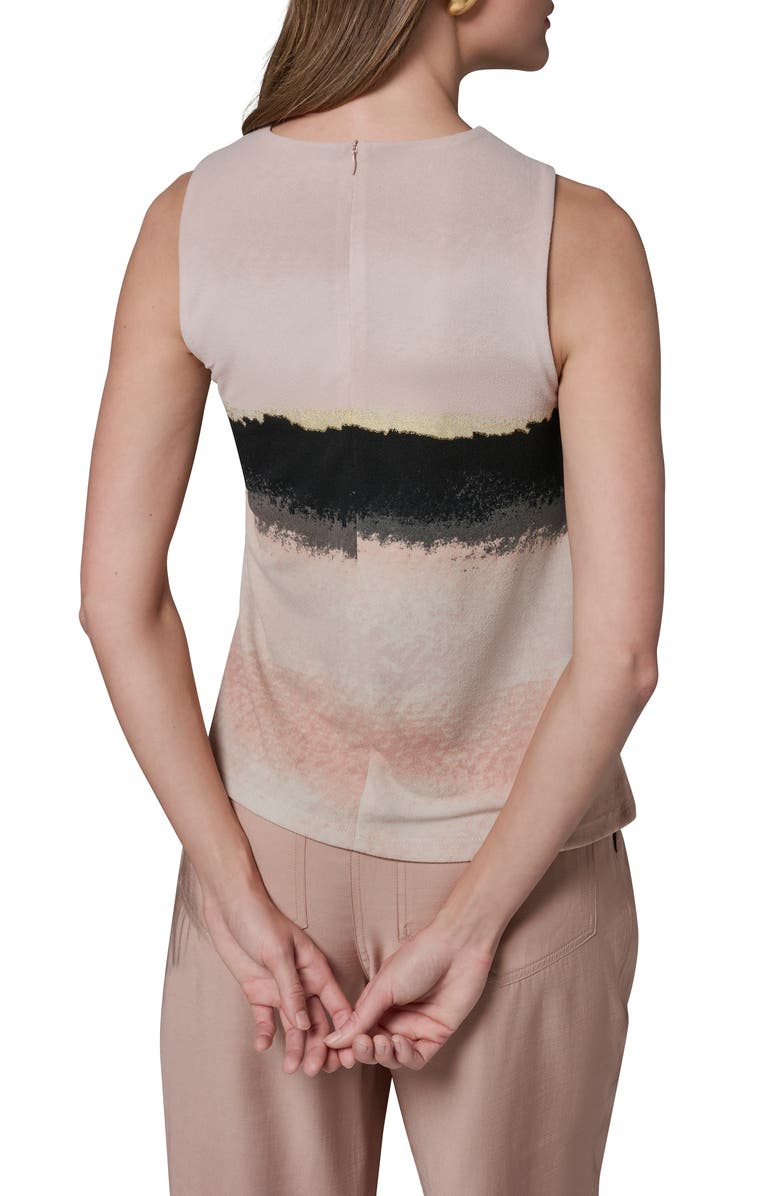 Donna Karan New York Printed Cinched Top, Alternate, color,