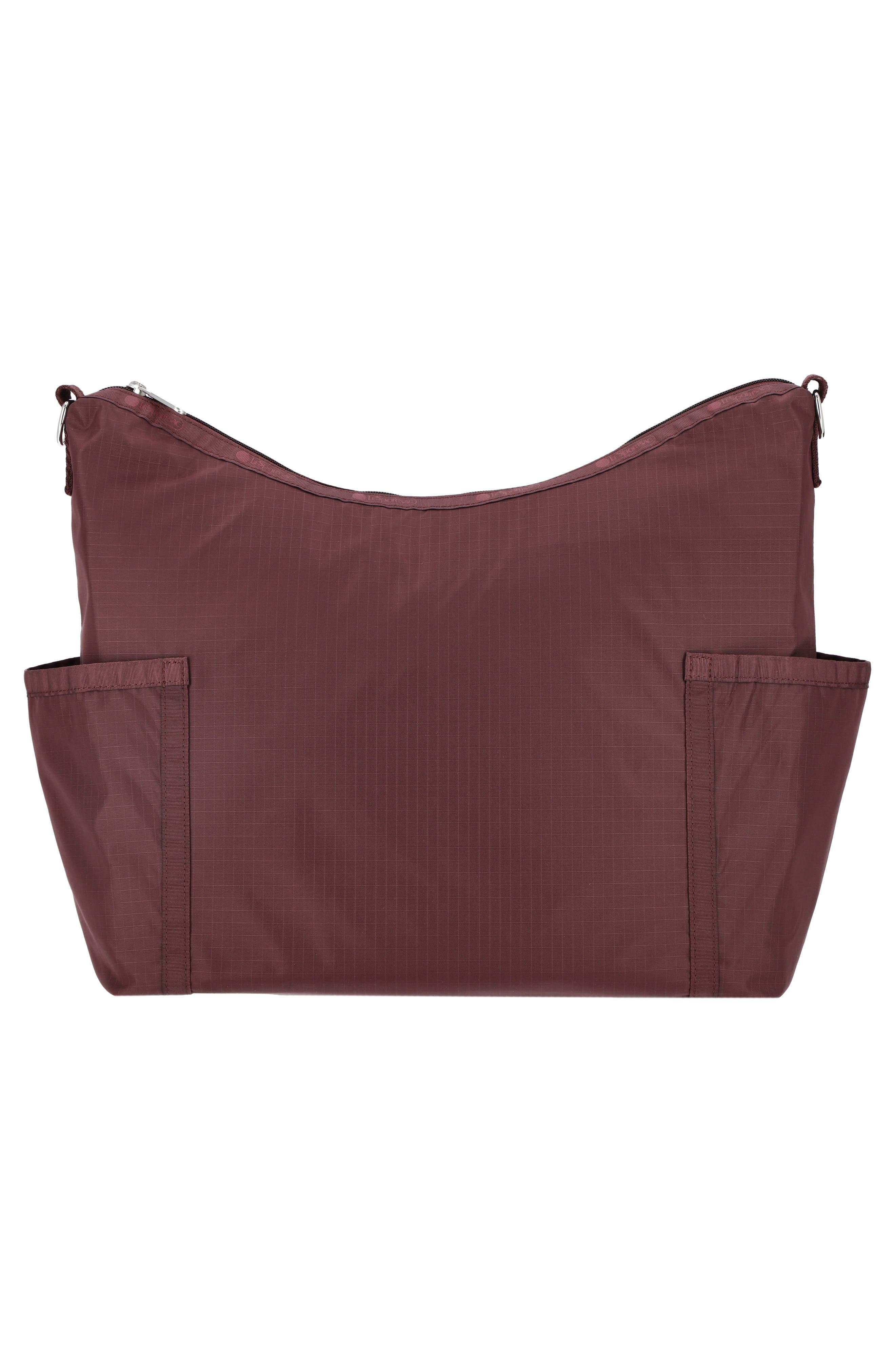 LeSportsac Zip Bucket Shoulder Bag, Alternate, color, Deep Cherry