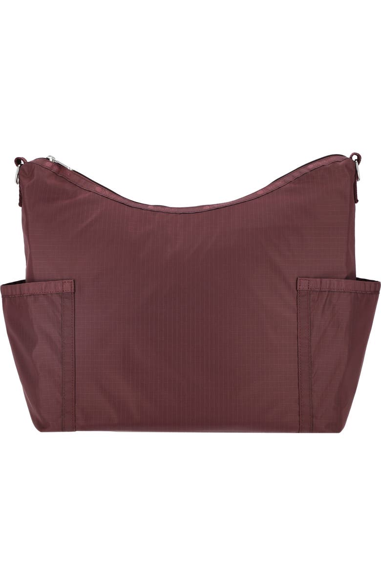 LeSportsac Zip Bucket Shoulder Bag, Alternate, color, Deep Cherry