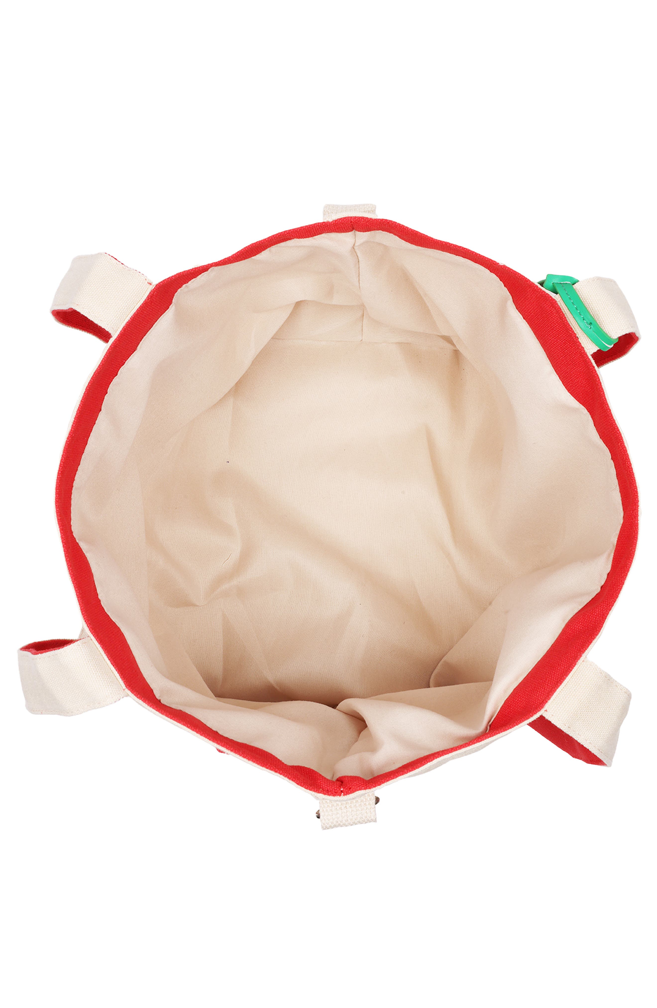 C & C California Cherry Print Tote Bag, Alternate, color, Red