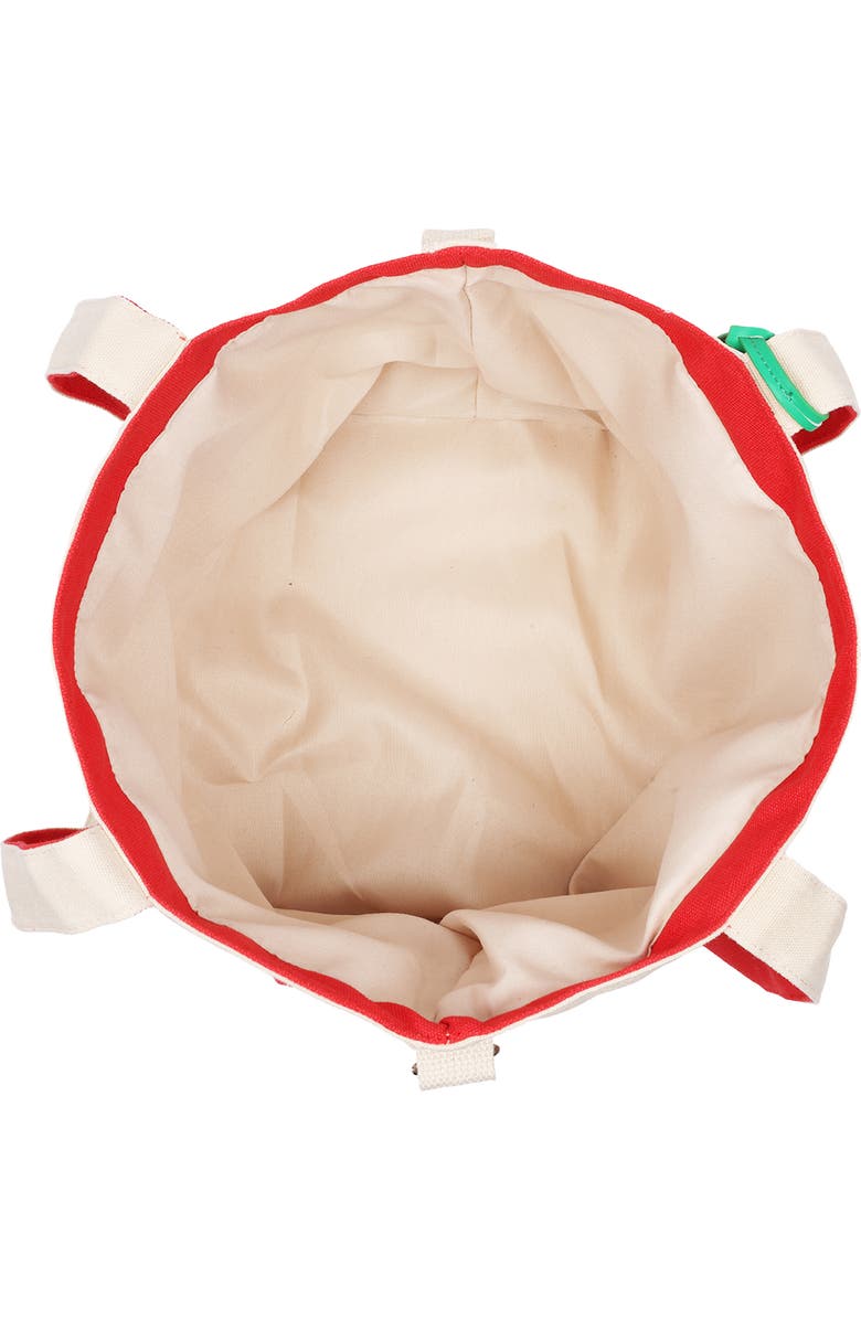 C & C California Cherry Print Tote Bag, Alternate, color, Red