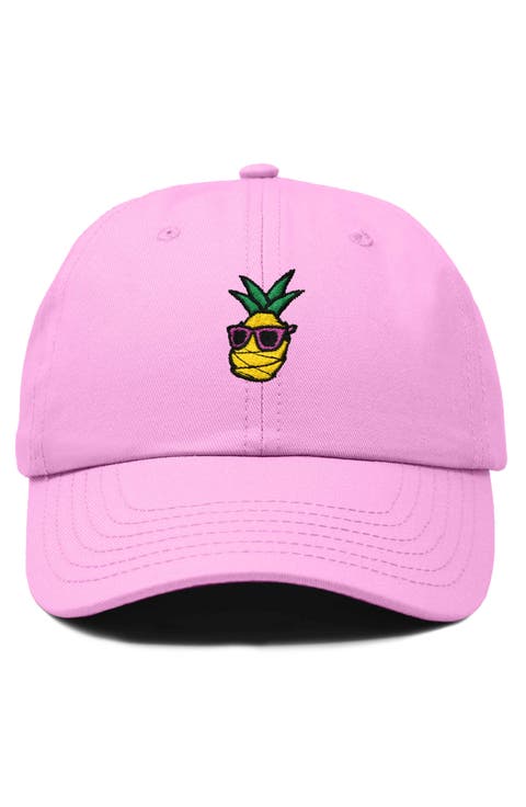 Pineapple Embroidered Dad Hat