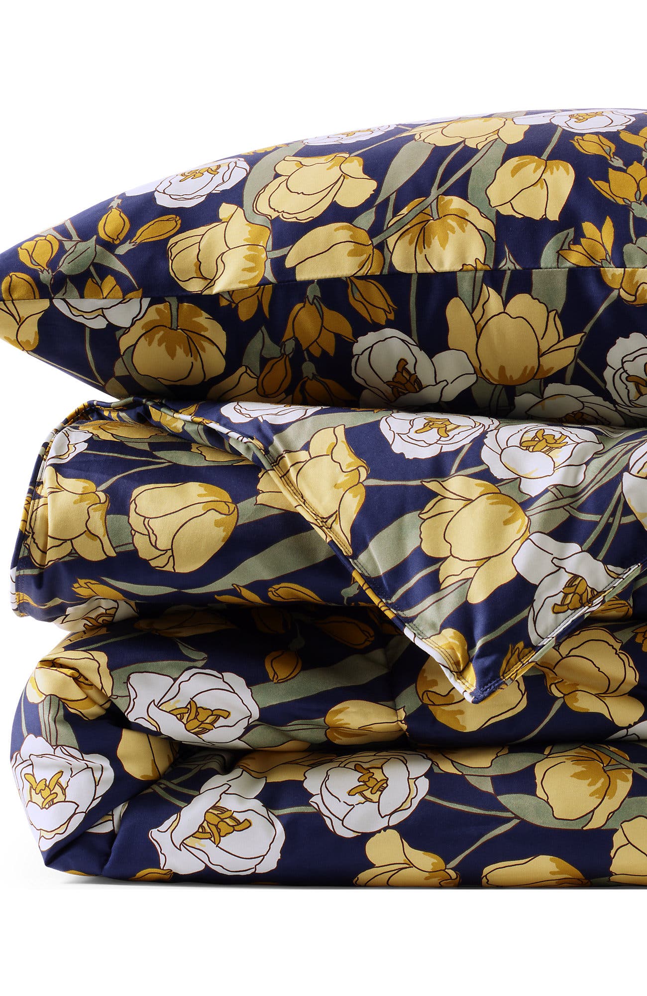 Deep Sea Navy Poetic Floral