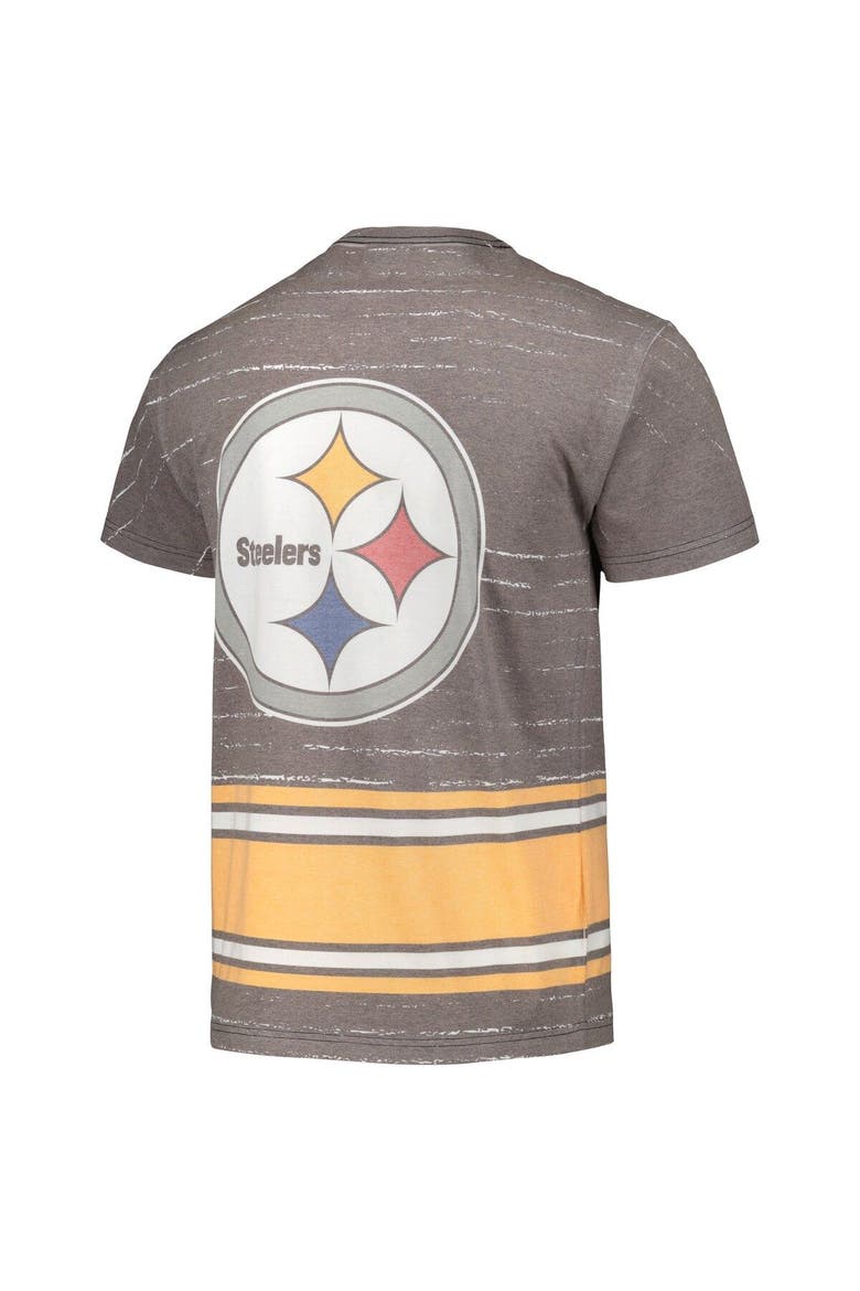 Men's Mitchell & Ness Black Pittsburgh Steelers Jumbotron 3.0 T-Shirt, Alternate, color, Black