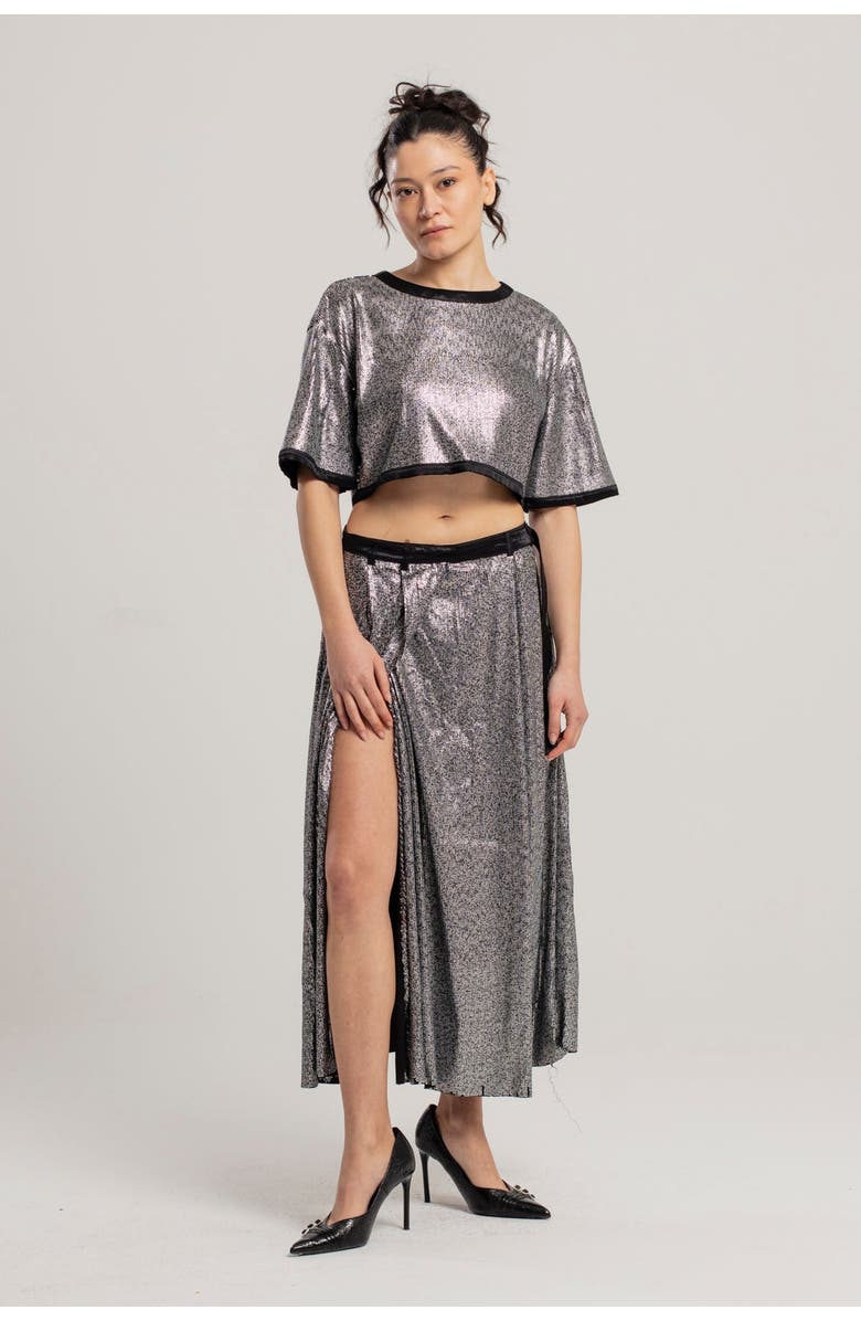 PCFG Sequin Skirt, Alternate, color, Black
