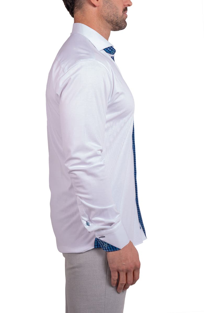 Maceoo Einstein Stretch Ascension Contemporary Fit Button-Up Shirt, Alternate, color, 