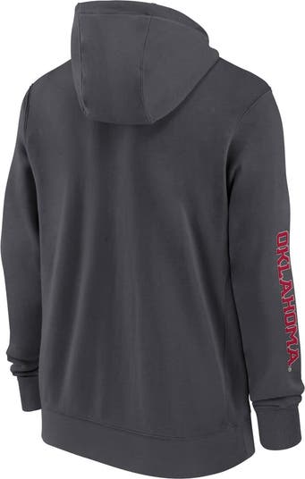 Jordan Brand Men s Jordan Brand Anthracite Oklahoma Sooners 2024 Sideline Full Zip Hoodie Nordstrom