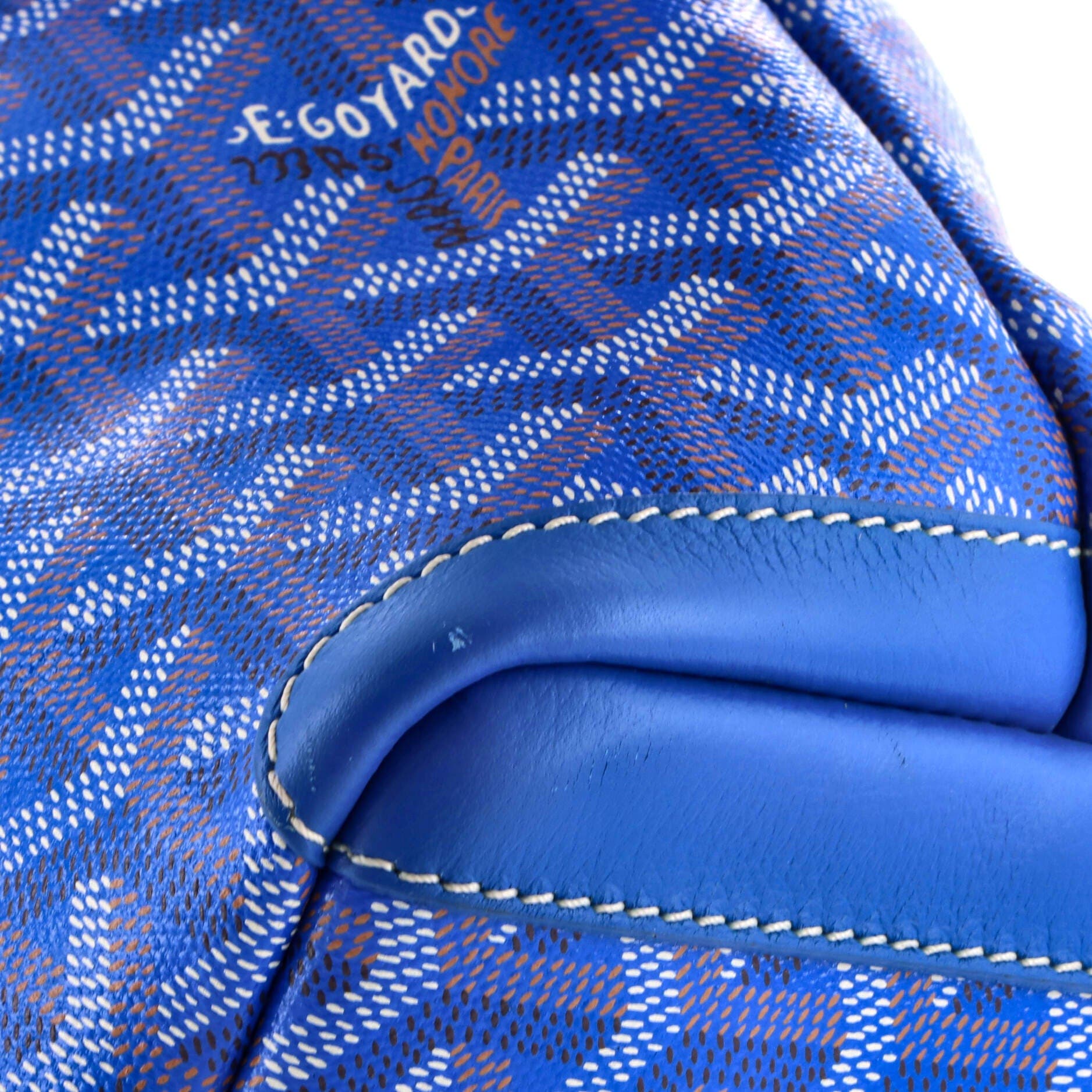 Pre-Owned Goyard Artois Tote Coated Canvas PM, Alternate, color, Blue