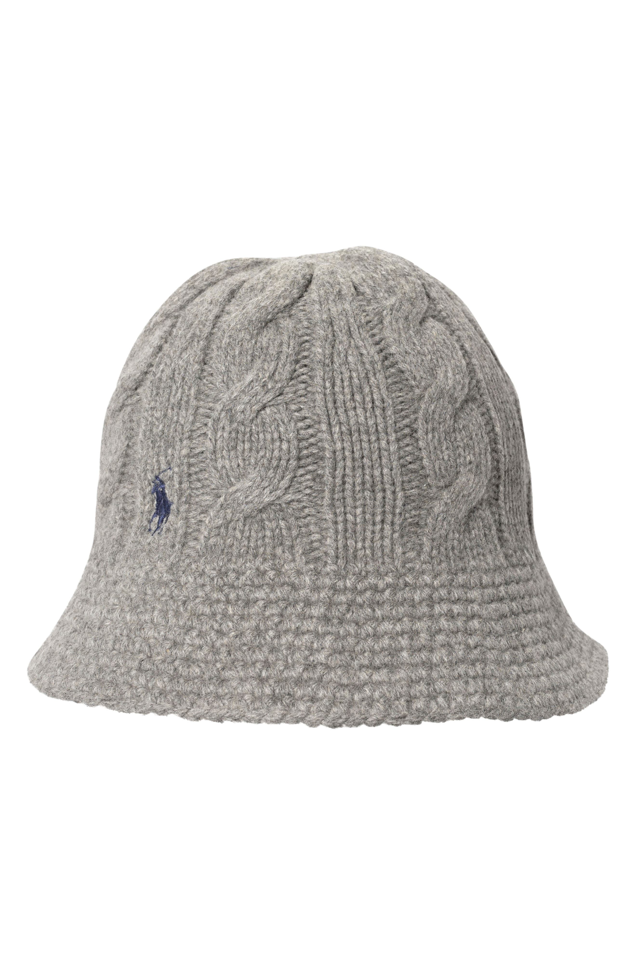Cable Stitch Wool Blend Bucket Hat (Women) | Nordstrom