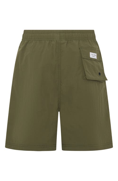 Tiny Tribe Kids' Hybrid Cargo Shorts In Green