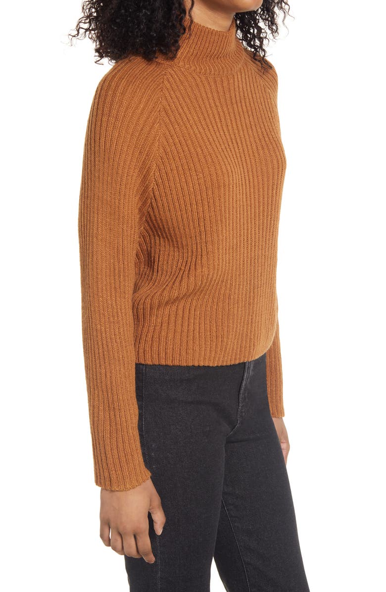 Ten Sixty Sherman Open Back Mock Neck Sweater, Alternate, color,