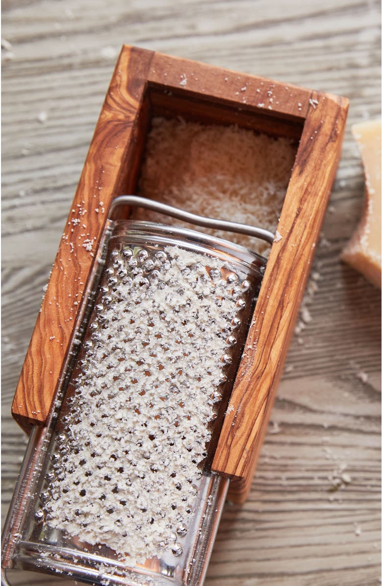 Verve Culture Olivewood Box Grater, Alternate, color, NO COLOR