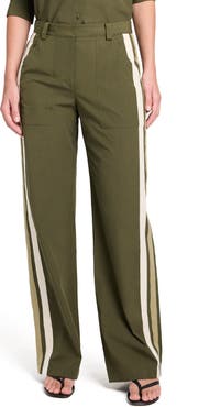 TWP Isabelle Side Stripe Cotton Pants