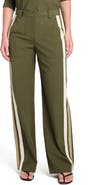 TWP Isabelle Side Stripe Cotton Pants