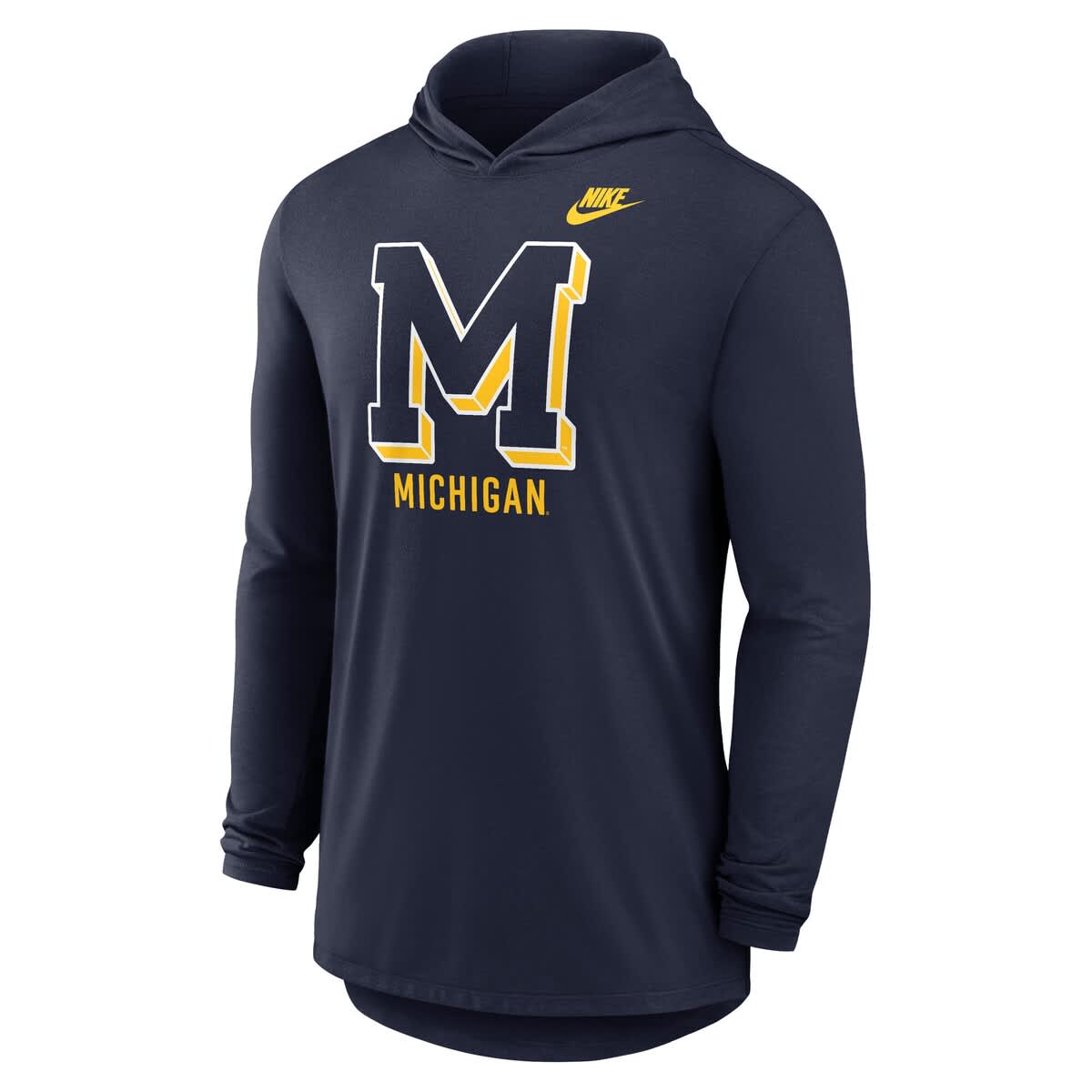 michigan dri fit t shirt