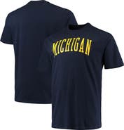 Champion Men's Champion Navy Michigan Wolverines Big & Tall Arch Team Logo T-Shirt