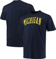 Champion Men's Champion Navy Michigan Wolverines Big & Tall Arch Team Logo T-Shirt