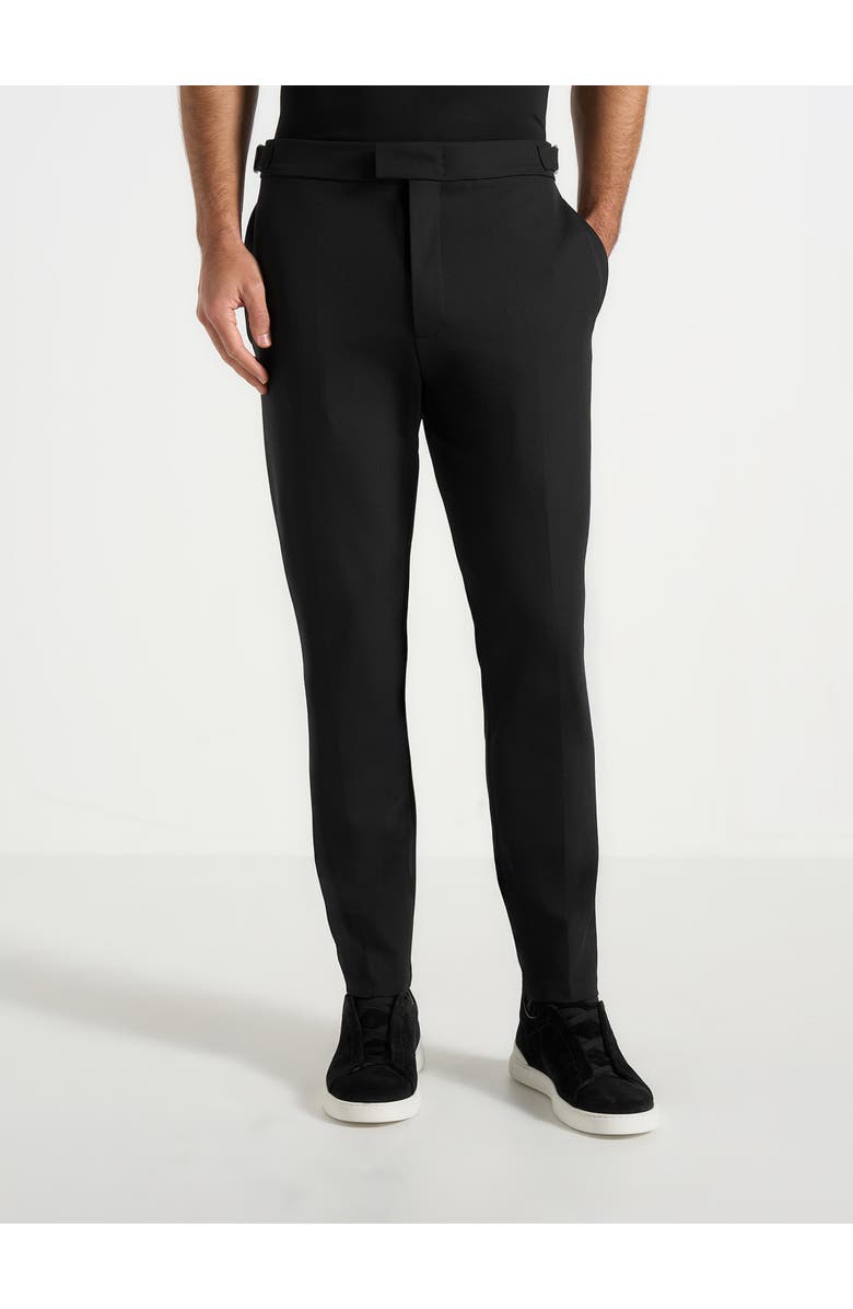 Manière De Voir Aiden Slim Fit Stretch Trousers, Main, color, Black