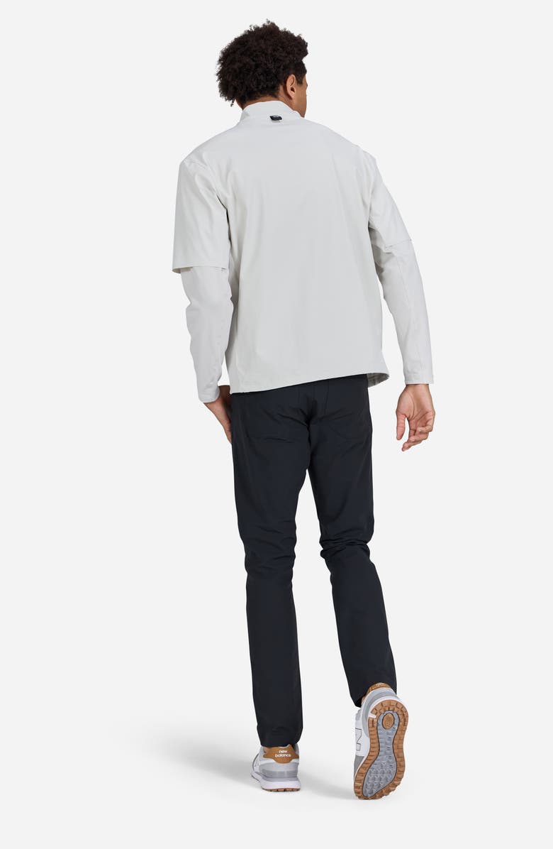 Bad Birdie Bad Elements Mechanism Quarter Zip Golf Pullover, Alternate, color, White Onyx