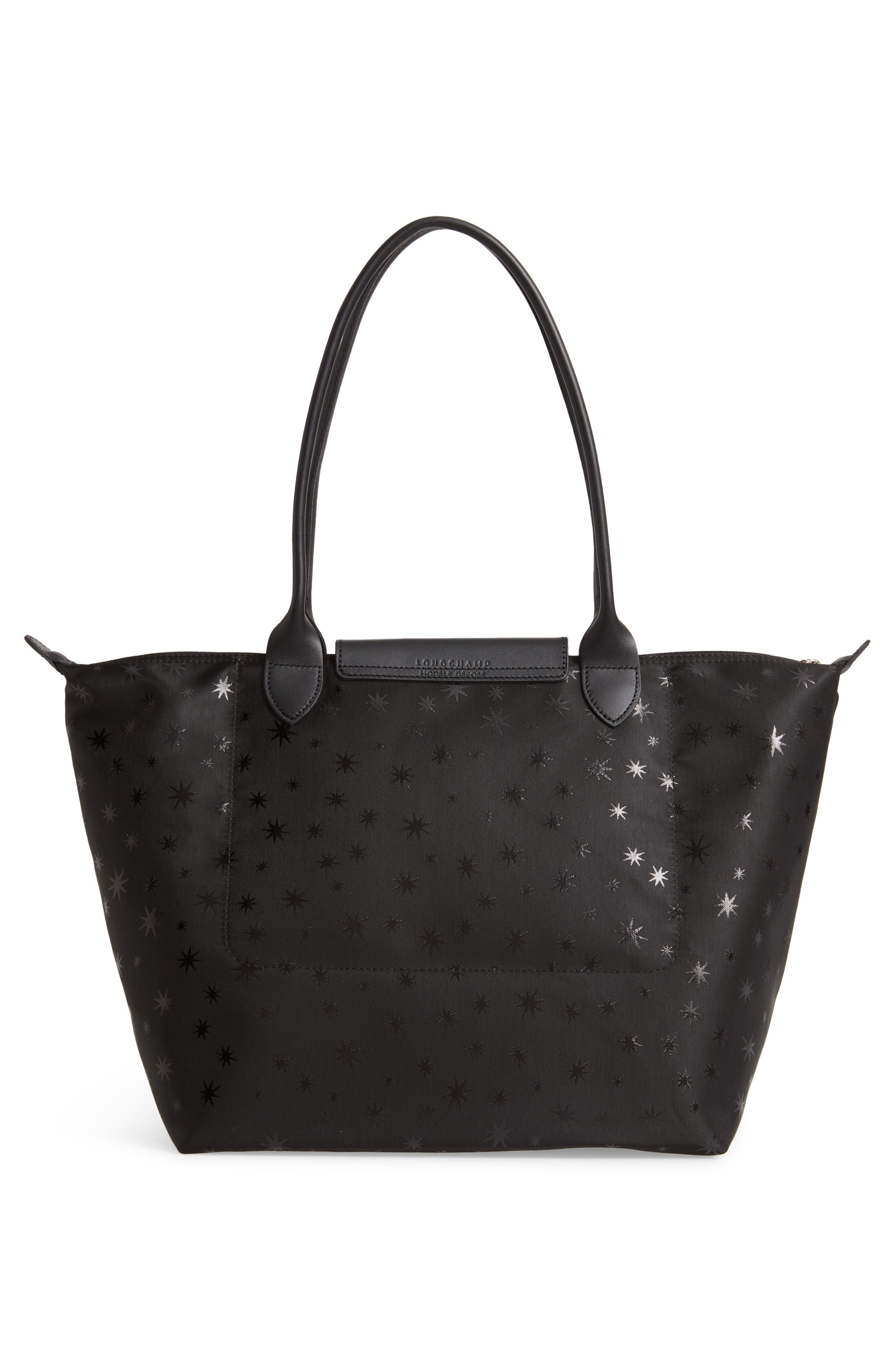 Longchamp Le Pliage Jacquard Nylon Tote, Alternate, color, 