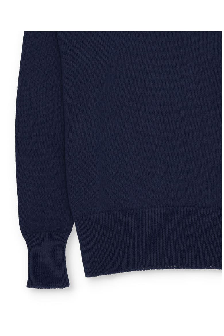 Noah Cotton Crewneck Sweater, Alternate, color, BLUE