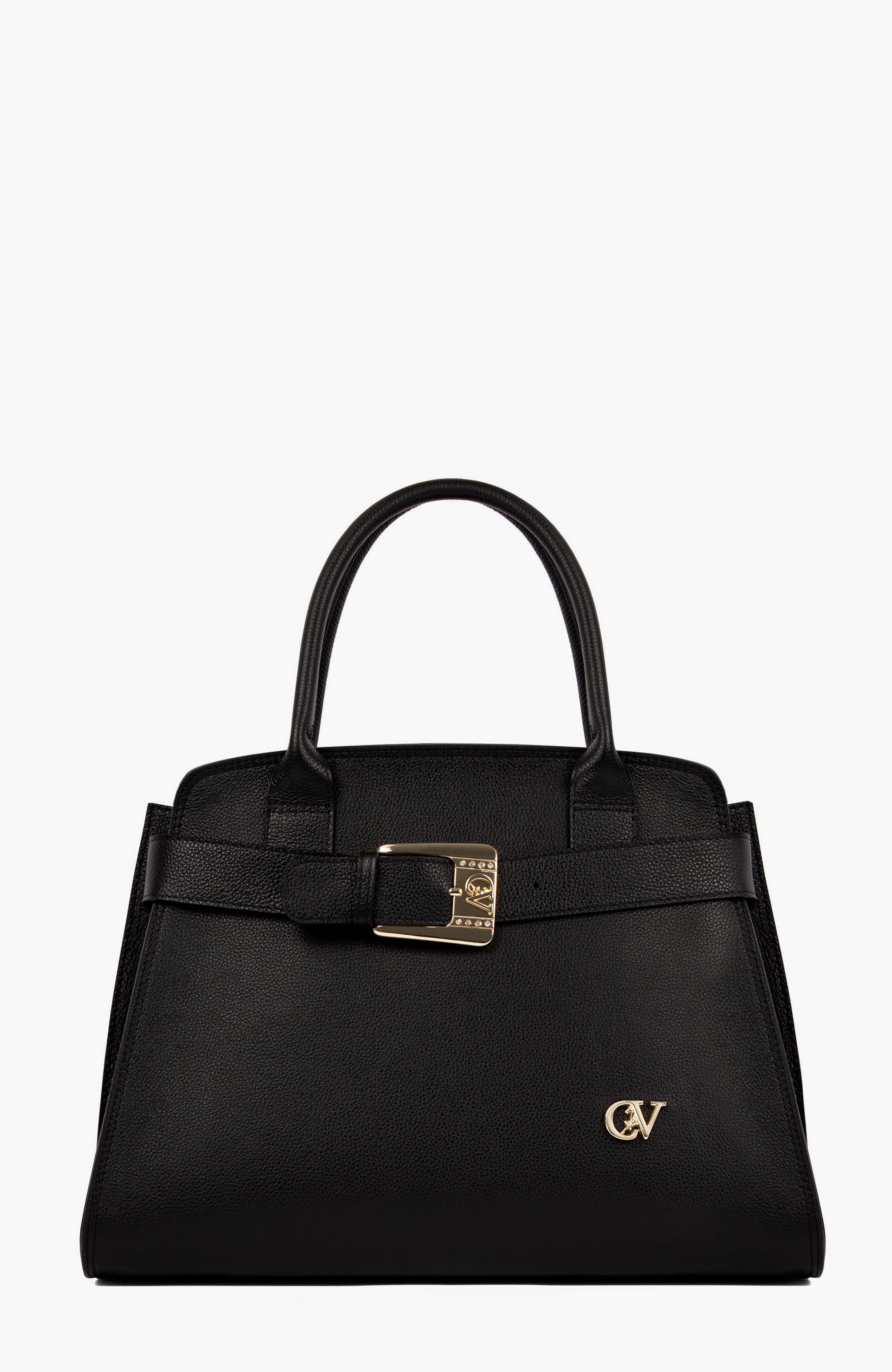 Signature CV By Cavalinho 633 Leather Handbag, Main, color, Black