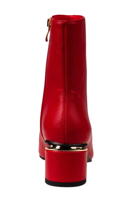 Ninety Union Mona Square Toe Wedge Boot In Purple