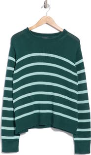 vineyard vines Stripe Roll Neck Cotton Sweater