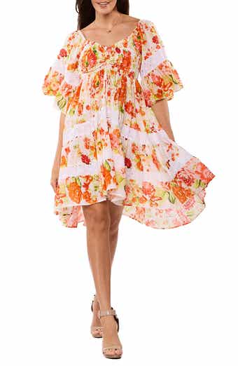 RANEES Relaxed Floral Minidress
