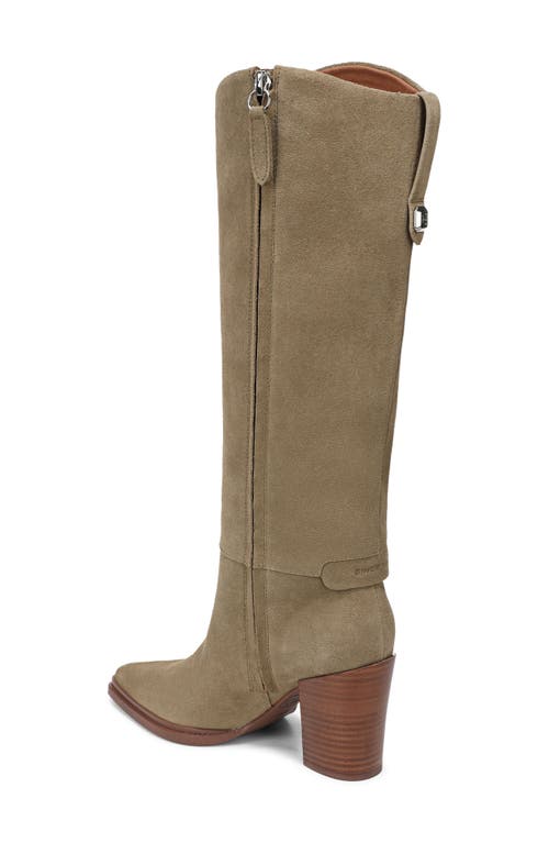 Sarto By Franco Sarto Jasmine Block Heel Boot In Green