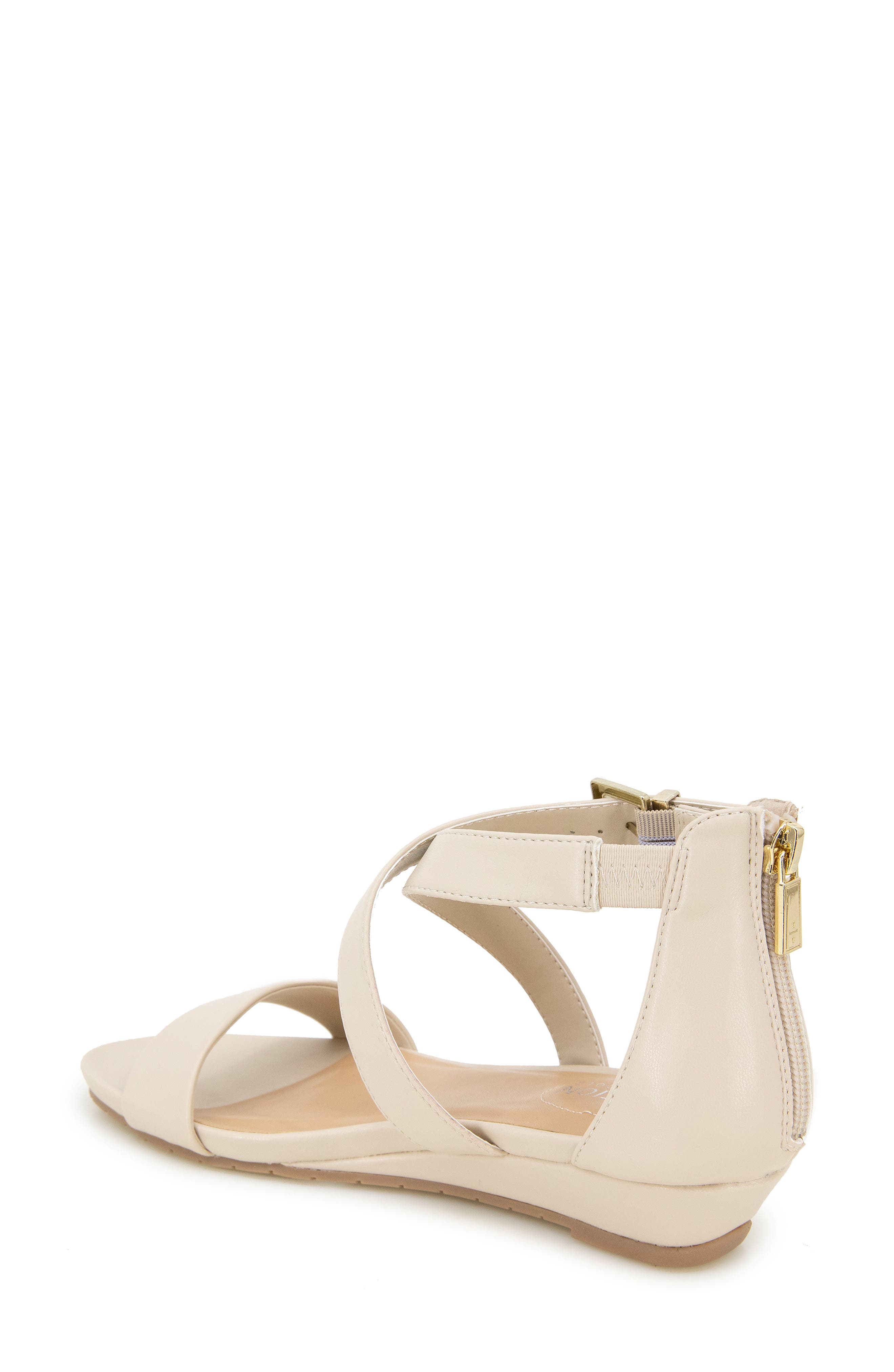 Kenneth Cole Reaction Great Cross Wedge Sandal, Alternate, color, 