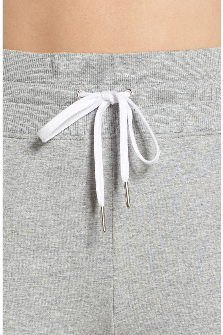 Repeat High Waist Crop Jogger Pants, Alternate, color, GREY QUIET HEATHER
