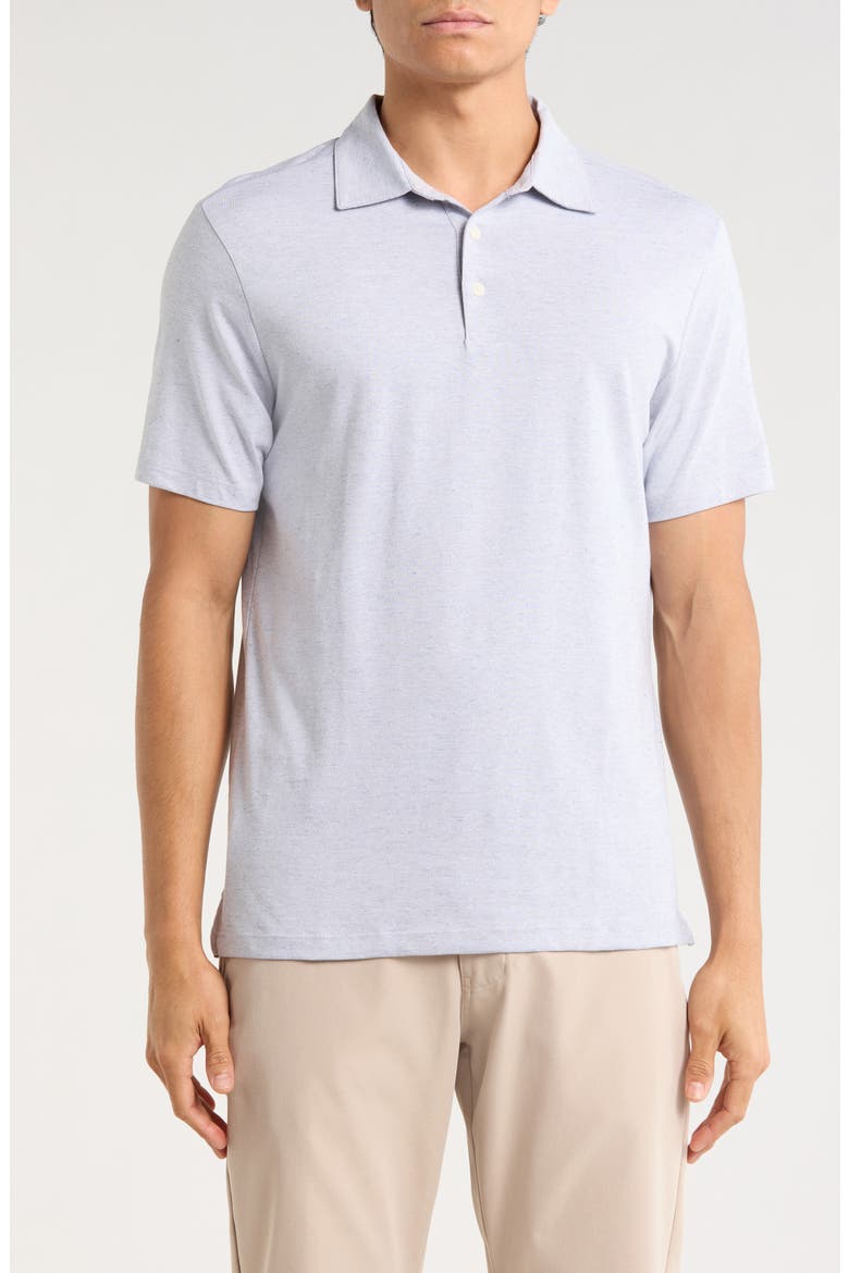 Nathaniel Short Sleeve Polo, Main, color, WASH BLUE