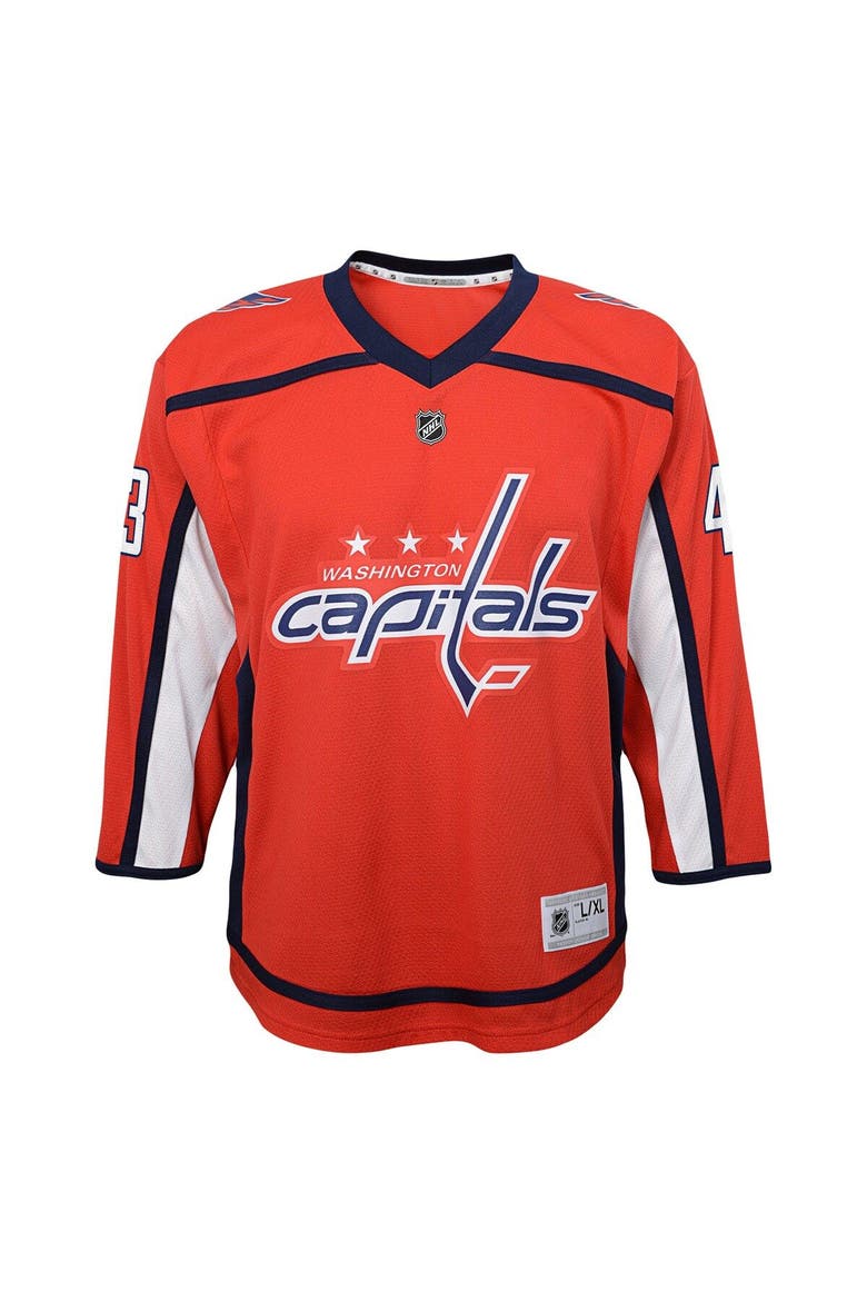 Youth Tom Wilson Red Washington Capitals Home Replica Player Jersey, Alternate, color, Red