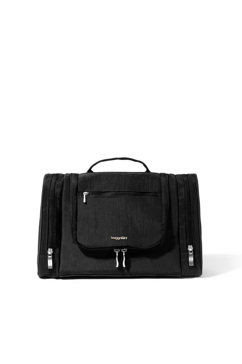 Travel Toiletry Kit Cosmetic Bag, Main, color, Black