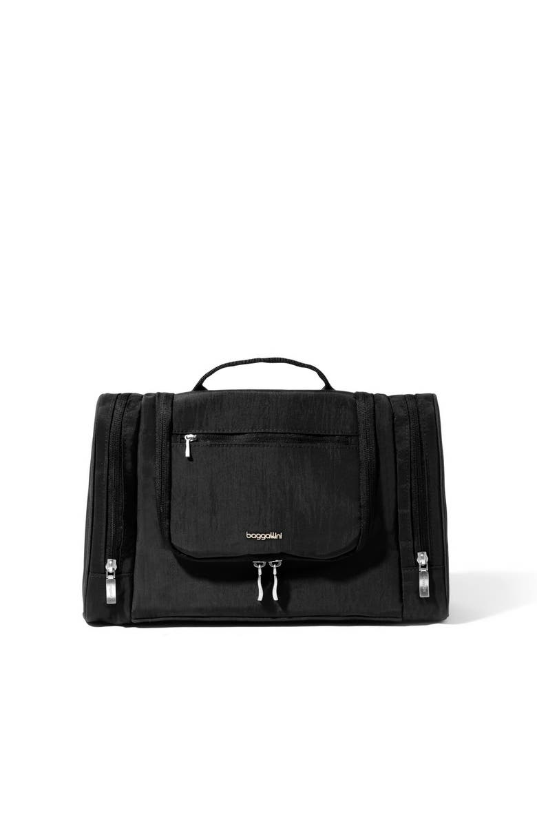 BAGGALLINI Travel Toiletry Kit Cosmetic Bag, Main, color, Black