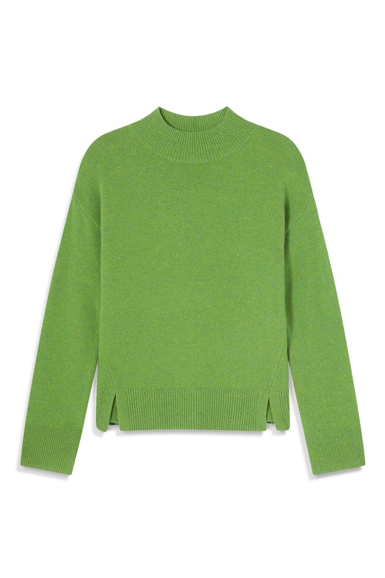 Zoe Mock Neck Sweater, Alternate, color, GREEN
