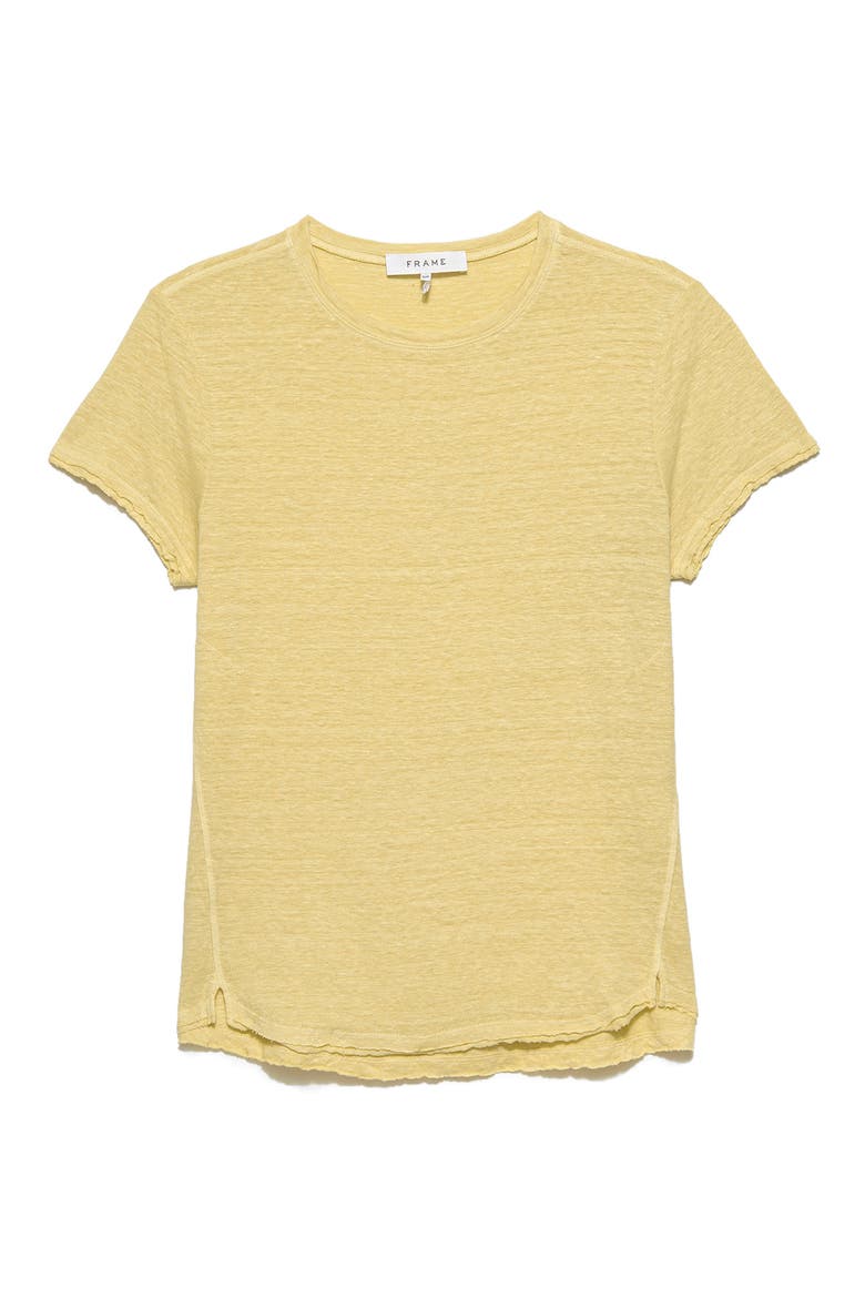 Easy True Organic Linen T-Shirt, Main, color, WHEAT