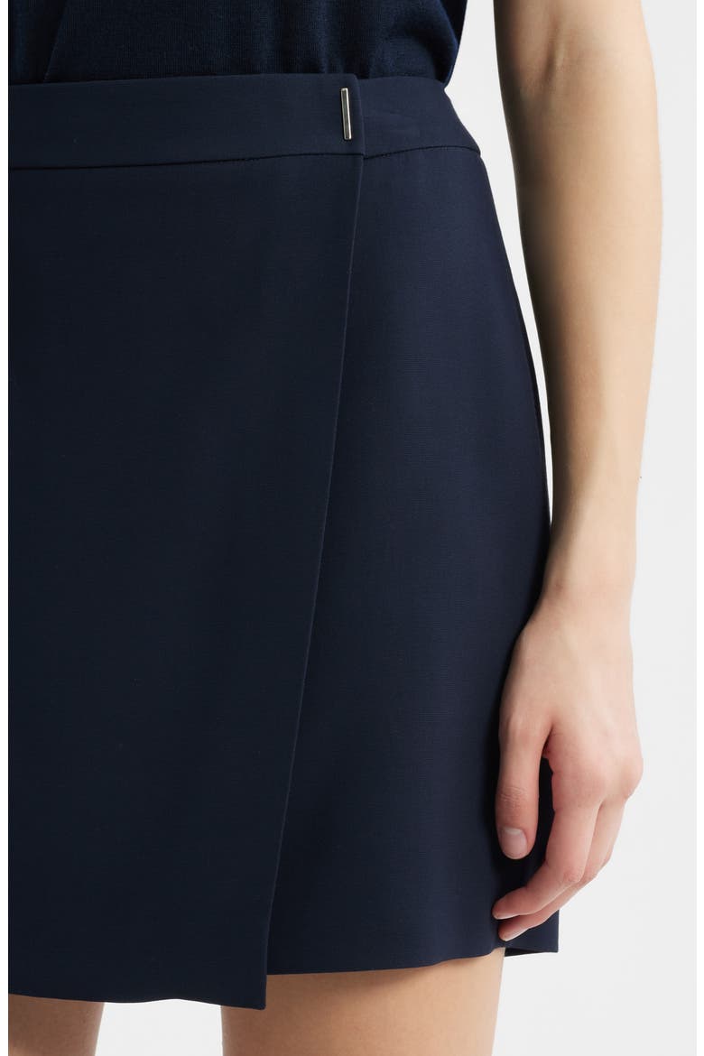 Vandera Wrap Front Miniskirt, Alternate, color, SKY CAPTAIN